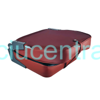 Sulenkiama sėdynė RUNOS su paminkštinimais DELUXE juodos/raudonos sp.